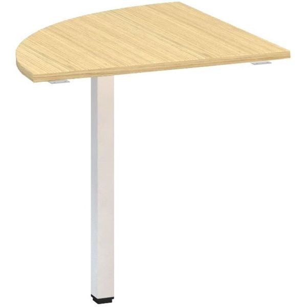Přídavný stůl Alfa 200 - čtvrtkruh 70 cm, dub Vice