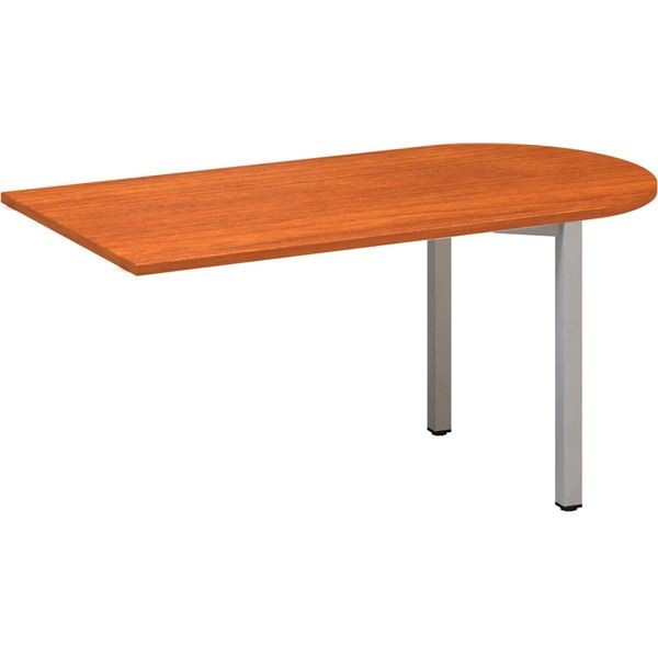 Přídavný stůl Alfa 200 - 150 x 80 cm, třešeň/stříb
