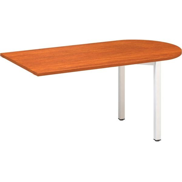 Přídavný stůl Alfa 200 - 150 x 80 cm, třešeň/bílý