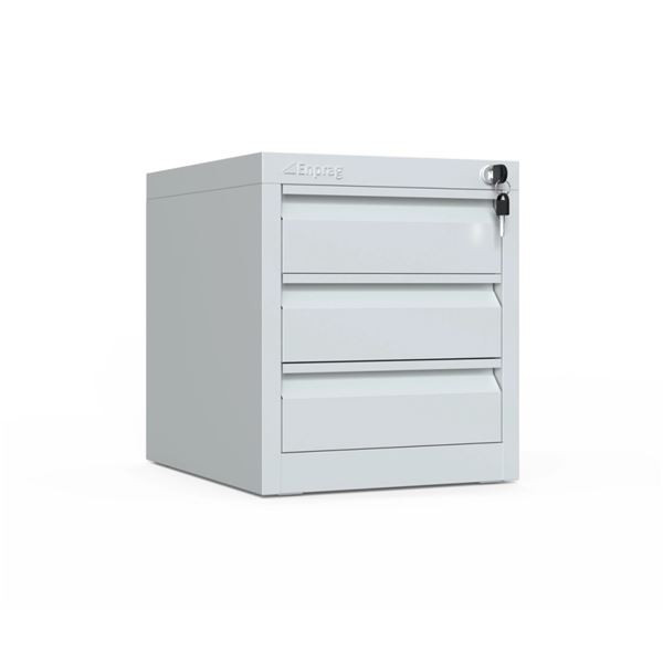 Stolový kontejner HDK-03 - podvěsný, šedý