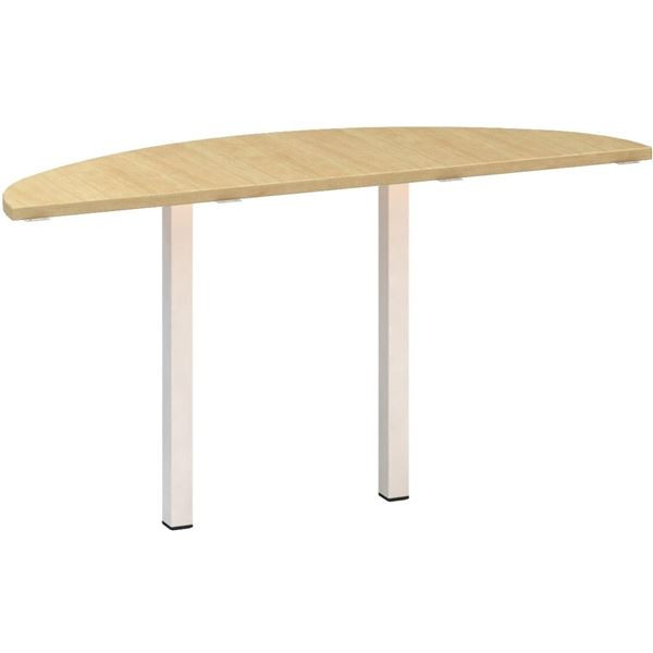 Přídavný stůl Alfa 200 - 140 cm, divoká hruška/bíl