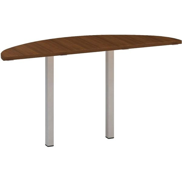 Přídavný stůl Alfa 200 - 140 cm, ořech/stříbrný