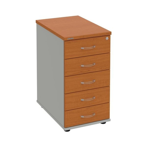 Kontejner Hobis K 35 C N - třešeň/šedá