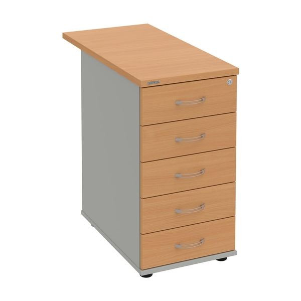 Kontejner Hobis K 35 C N 80 - buk/šedá