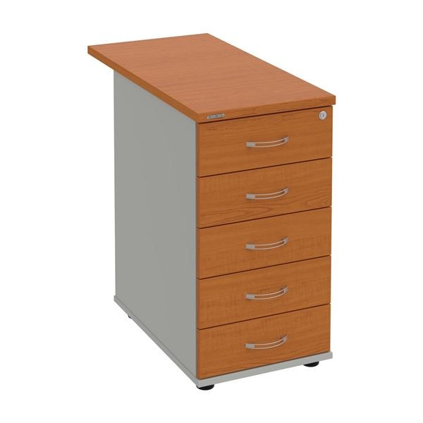 Kontejner Hobis K 35 C N 80 - třešeň/šedá