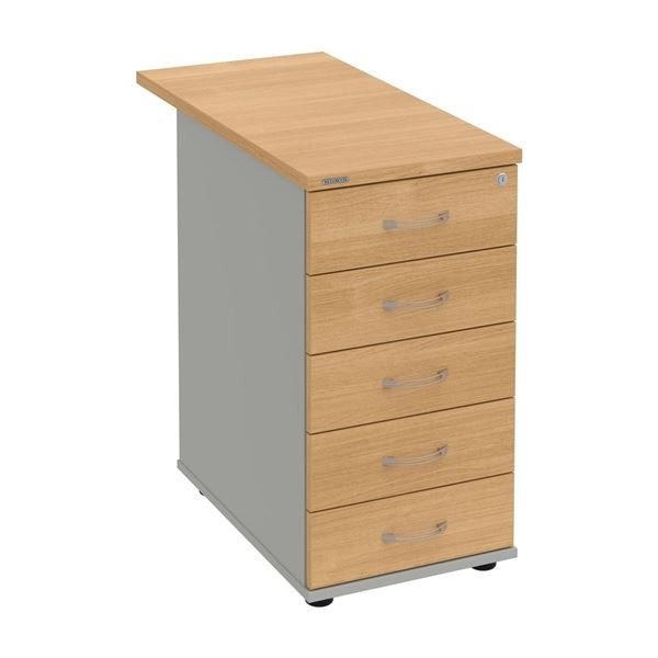 Kontejner Hobis K 35 C N 80 - dub/šedá