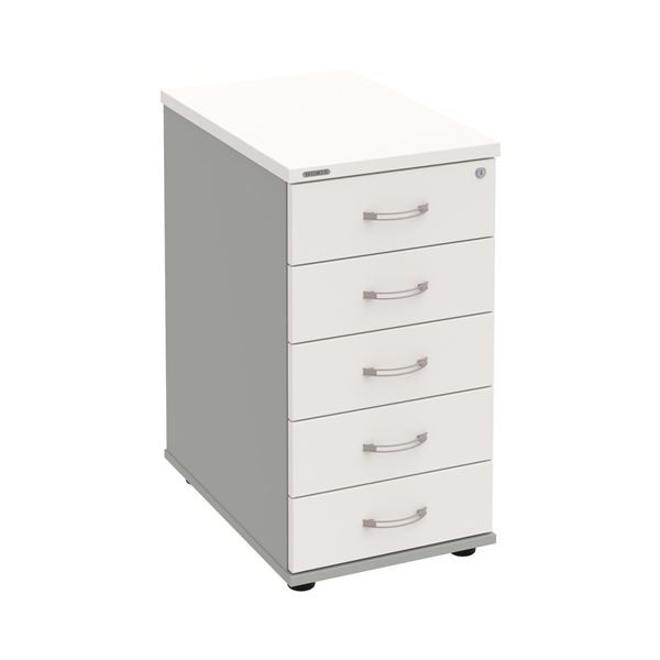 Kontejner Hobis K 35 C P - bílá/šedá