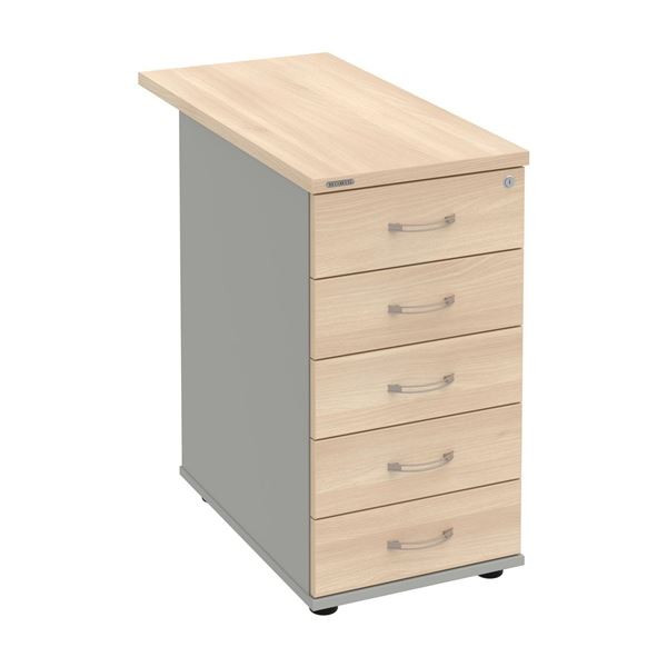 Kontejner Hobis K 35 C P 80 - akát/šedá
