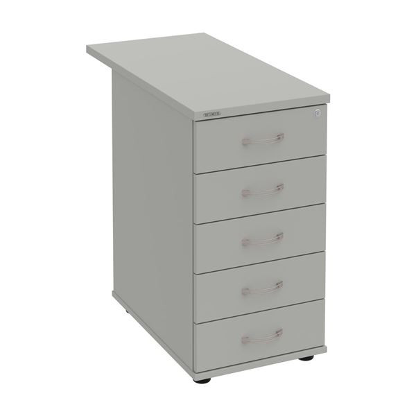Kontejner Hobis K 35 C P 80 - šedá/šedá