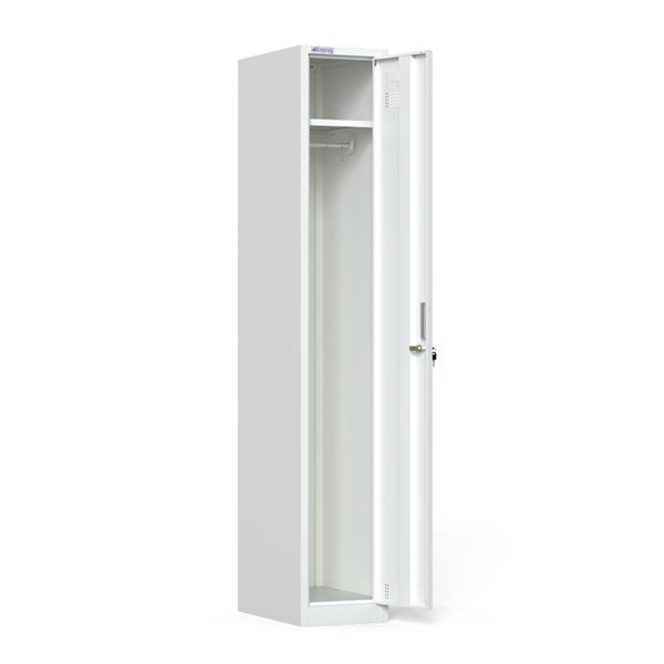 Kovová šatní skříň HDG - jednodveřová, cyl.zámek,