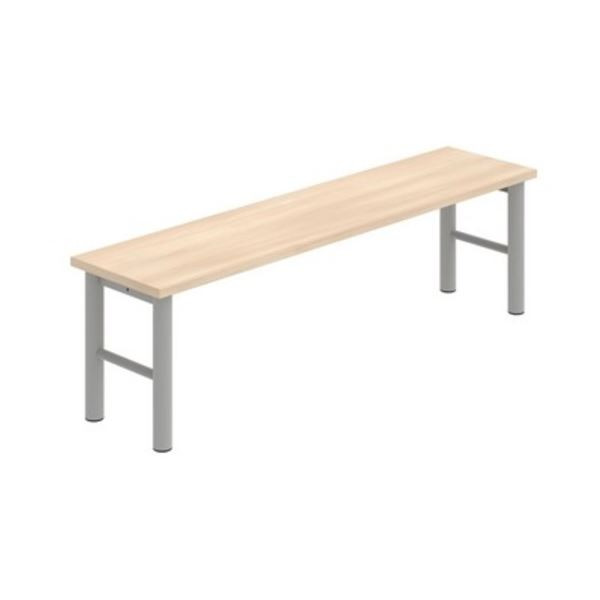 Univerzální lavice do šaten LS 1500 - šedá/akát