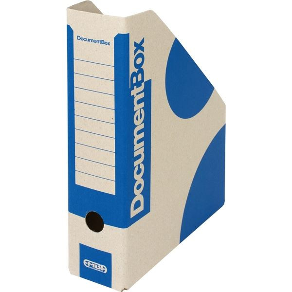 Stojan na časopisy Emba,A4,7,5 cm,modré,1 ks