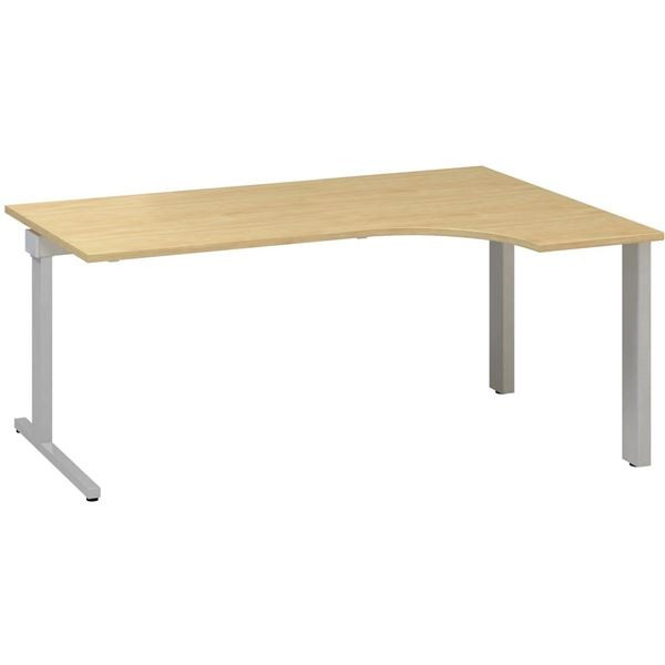 Psací stůl Alfa 305 - ergo, pravý, 180 cm, divoká