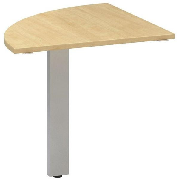 Přídavný stůl Alfa 305 - čtvrtkruh 80 cm, divoká h