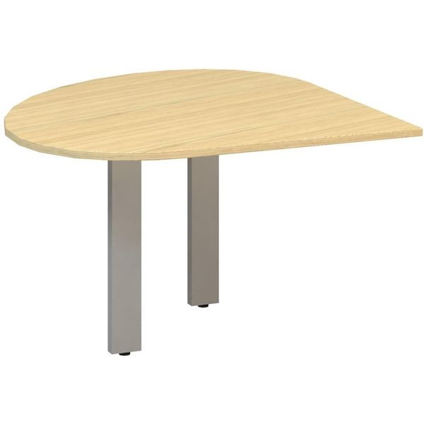 Přídavný stůl Alfa 305 - pravý, 120 cm, dub Vicenz