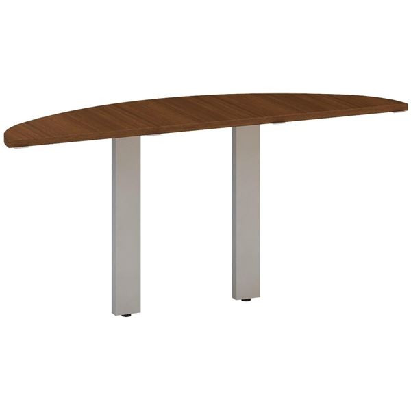 Přídavný stůl Alfa 305 - 160 cm, ořech/stříbrný