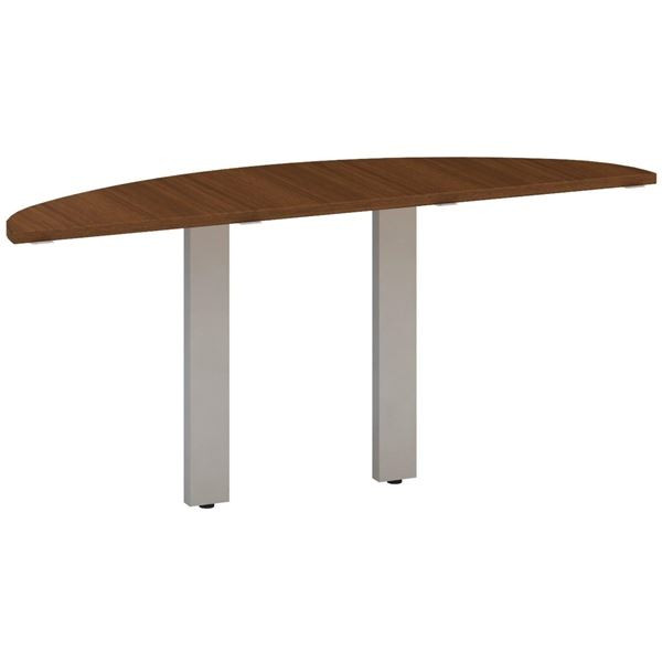 Přídavný stůl Alfa 305 - 162,5 cm, ořech/stříbrný