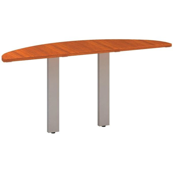 Přídavný stůl Alfa 305 - 162,5 cm, třešeň/stříbrný