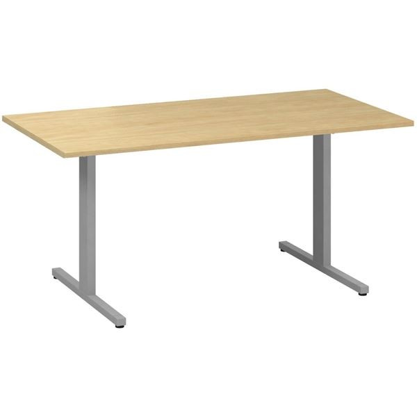 Jednací stůl Alfa 455 - 160 cm, divoká hruška/stří