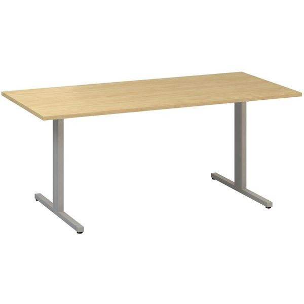 Jednací stůl Alfa 455 - 180 cm, divoká hruška/stří