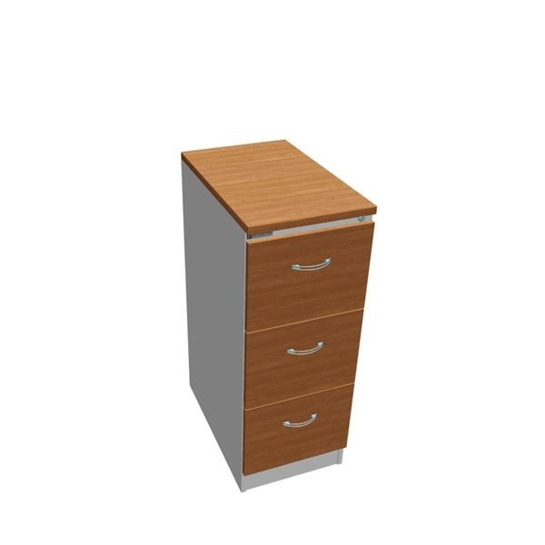 Třízásuvková kartotéka Hobis RGD 13 CE - olše/šedá