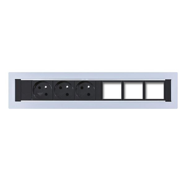 Konfigurovatelný pevný panel KPP 6 - šedý