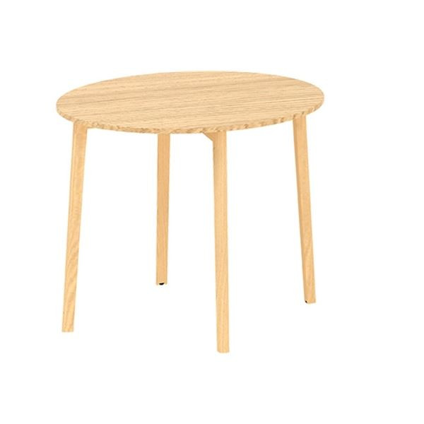Jednací stůl Alfa Root - kruhový, 90 cm, dub Vicen