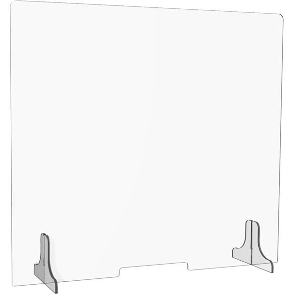 Ochranná přepážka s nízkým výřezem, 1000 x 900 x 6