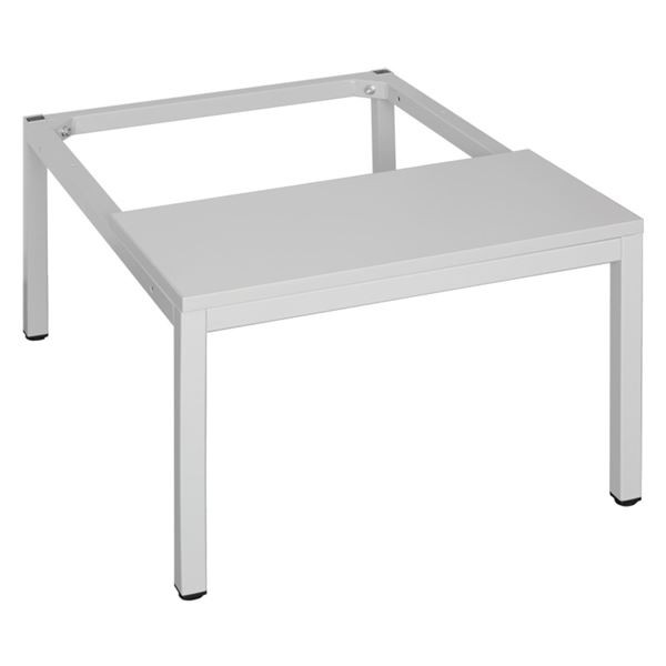 Lavička pod šatní skříně Standard 60 cm, sv.šedá/š