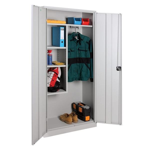 Kovová velkoobjemová skříň - 195 x 92 x 42 cm, sv.