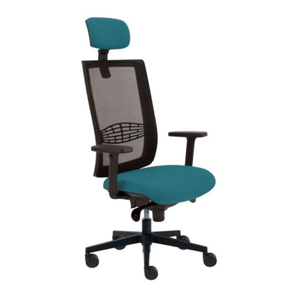 Kancelářská židle Kent Classic Net, E-SY - synchro