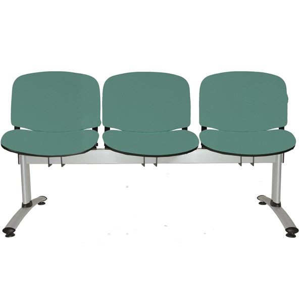 Vícemístná lavice ISO - 3-místná, zelená