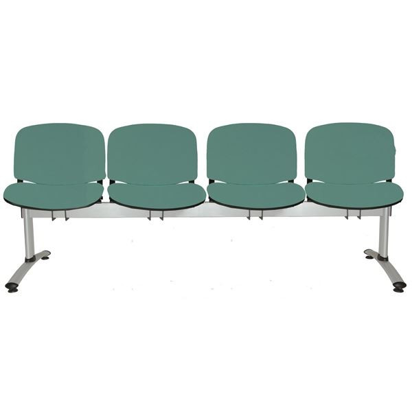Vícemístná lavice ISO - 4-místná, zelená