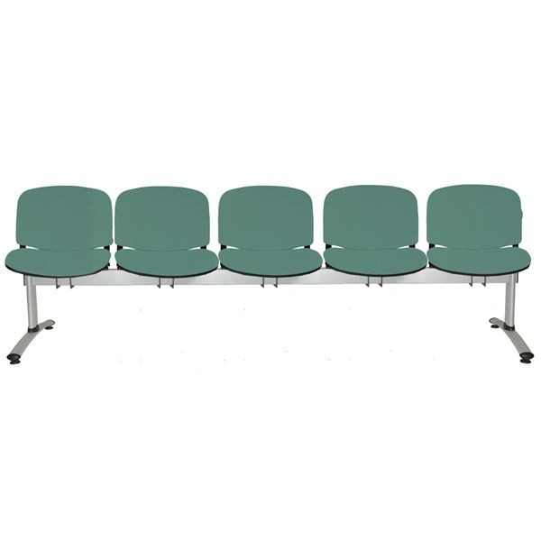 Vícemístná lavice ISO - 5-místná, zelená