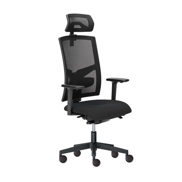 Kancelářská židle Game - synchro, černá