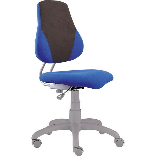 Dětská rostoucí židle Fuxo V-line - modrá/šedá