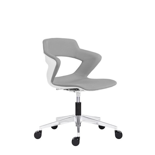 Konferenční židle Aoki Alu - sv.šedá