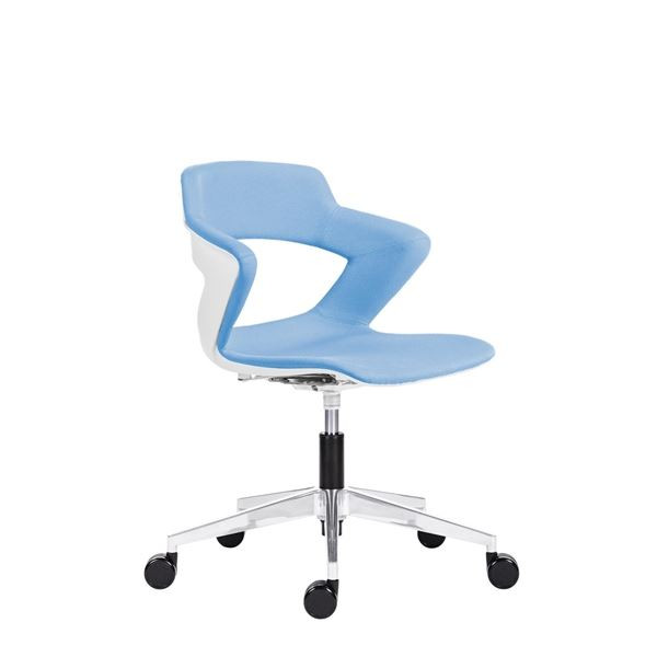 Konferenční židle Aoki Alu - sv.modrá