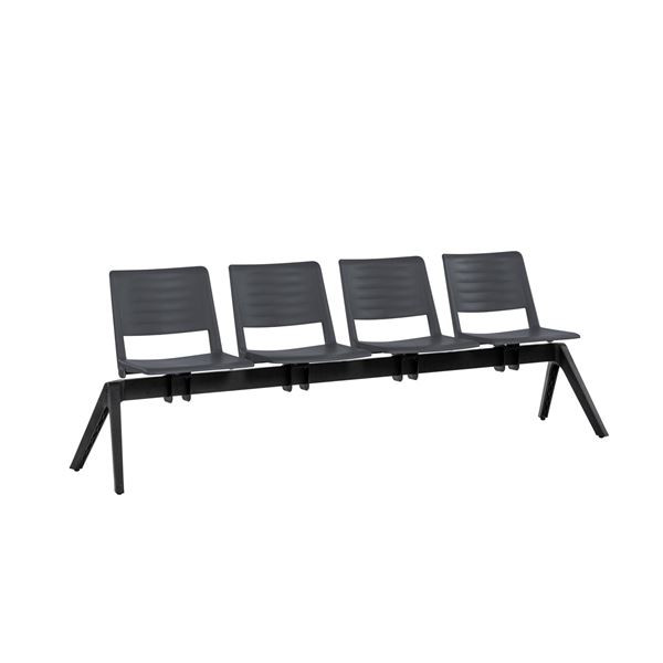 Vícemístná lavice Rave P4 - šedá