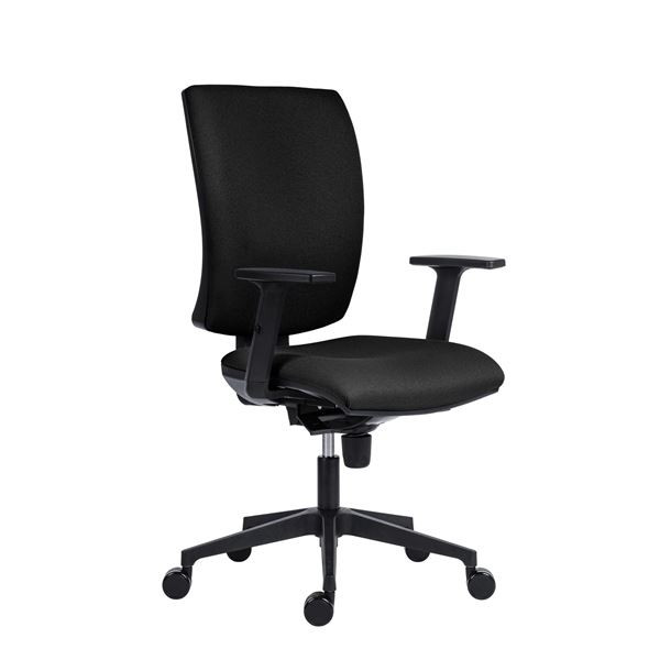Kancelářská židle Sinko - synchronní, černá