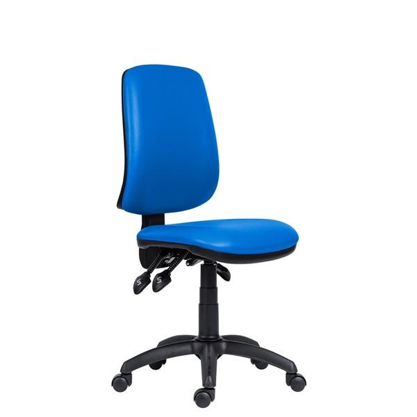 Kancelářská židle Athea - bez područek, modrá
