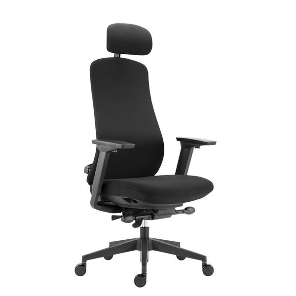 Kancelářská židle Farrell - synchro, černá