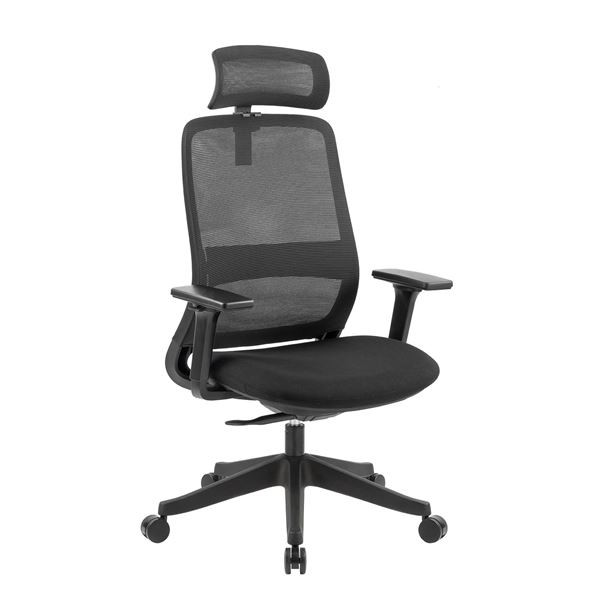 Kancelářská židle Kareta - synchro, černá