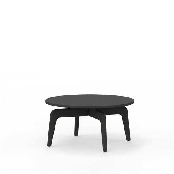 Konferenční stolek Kanu - v. 35 cm, grafit/černý
