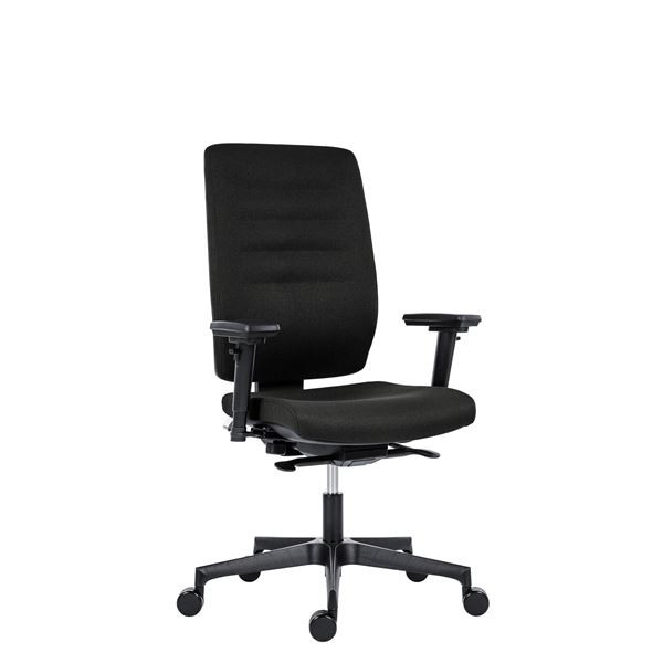 Kancelářská židle Eclipse - synchronní, černá