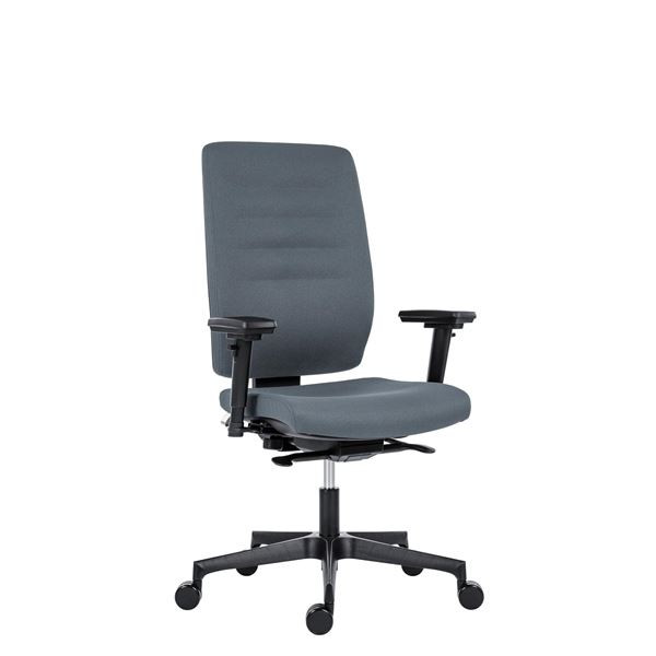 Kancelářská židle Eclipse - synchronní, šedá