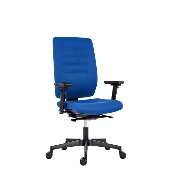 Kancelářská židle Eclipse - synchronní, modrá