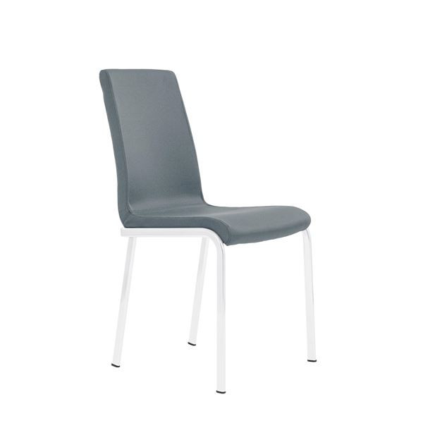 Konferenční židle 1920 Alex - látková, šedá