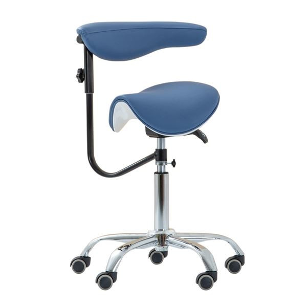 Pracovní židle Medic s opěradlem - levandulová