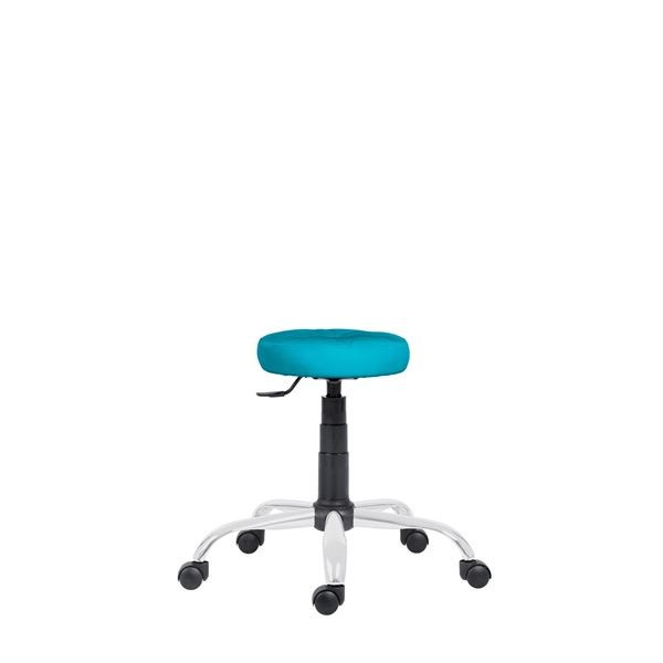Pracovní židle Taburet - modrozelená